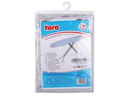 Potah na žehlicí prkno TORO nepřilnavý povrch 38x120cm