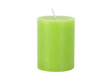 Rustikální svíčka 10cm PROVENCE zelená