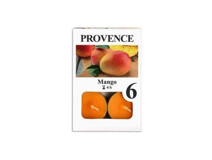 Čajová svíčka PROVENCE 6ks mango