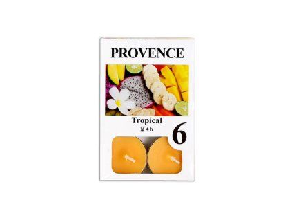 Čajová svíčka PROVENCE 6ks tropická vůně
