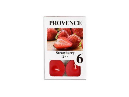 Čajová svíčka PROVENCE 6ks jahoda