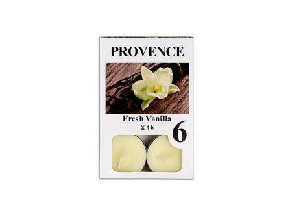 Čajová svíčka PROVENCE 6ks vanilka