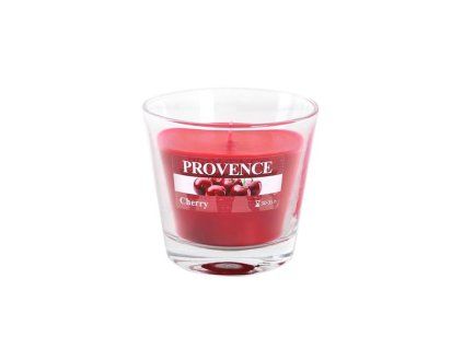 Vonná svíčka ve skle PROVENCE 35 hodin třešeň