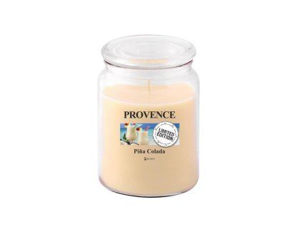 Vonná svíčka ve skle PROVENCE 95 hodin pina colada