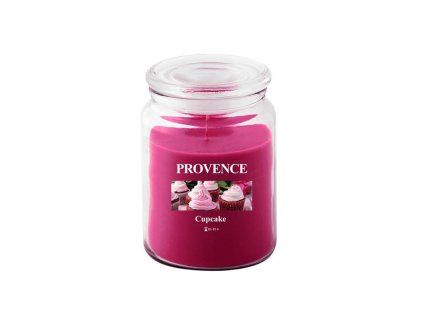Vonná svíčka ve skle PROVENCE 95 hodin cupcake