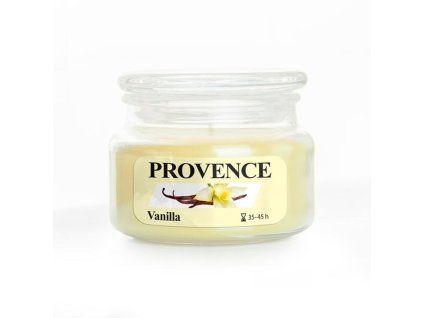 Vonná svíčka ve skle PROVENCE 45 hodin vanilka