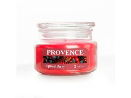 Vonná svíčka ve skle PROVENCE 45 hodin spiced berry