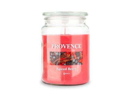 Vonná svíčka ve skle PROVENCE 95 hodin spiced berry