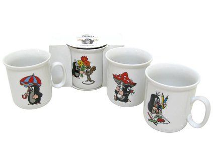 Porcelánový hrnek THUN 160ml krtek MIX motivů