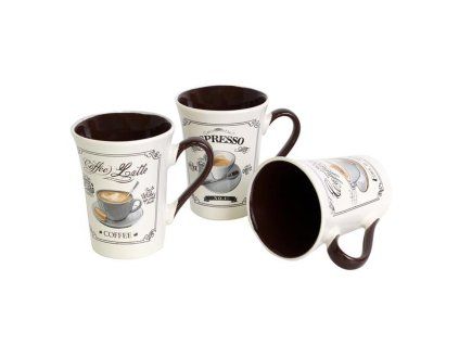 Keramický hrnek na espresso TORO 140ml MIX motivů café bistro