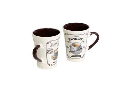 Keramický hrnek na espresso TORO 80ml MIX motivů café bistro