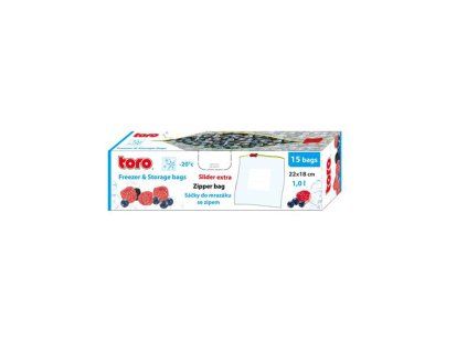 Potravinový sáček na zamražení TORO 15ks 1000ml