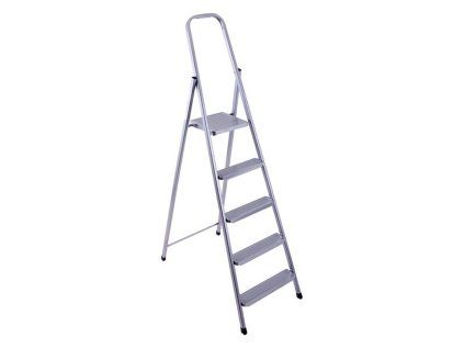 SCHŮDKY SKLÁDACÍ OCELOVÉ 5 STUPŇŮ NOSNOST 150KG