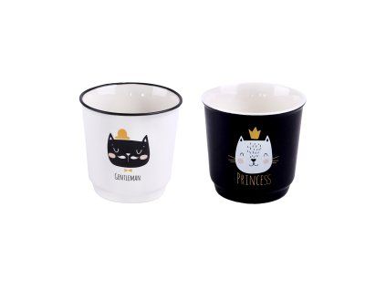 SET HRNKŮ 6KS KOČIČKA, KERAMIKA 100ML 2ASS