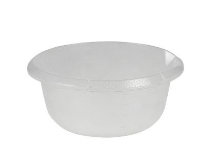 MISKA KULATÁ S VÝLEVKOU 24X10CM, 2,5L,TRANSPARENT
