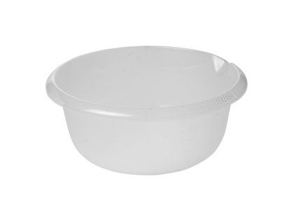 MISKA KULATÁ S VÝLEVKOU 32X13CM, 6L,TRANSPARENT