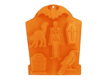 FORMA NA PEČENÍ SILIKON 6KS HALLOWEEN