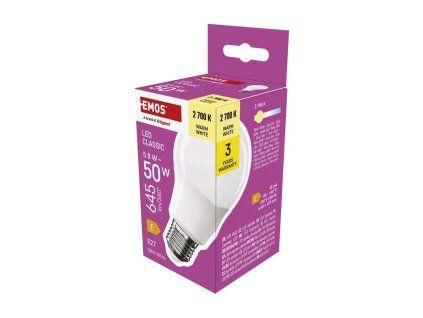 LED ŽÁROVKA CLASSIC A60/E27/5,8W(50W)/645LM/TEPLÁ