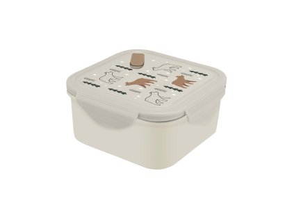 Plastový svačinový box s ventilem KITCHISIMO 1200ml medvídek