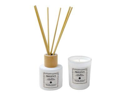 Dárková sada Lime Basil Mandarin PROVENCE svíčka a difuzér