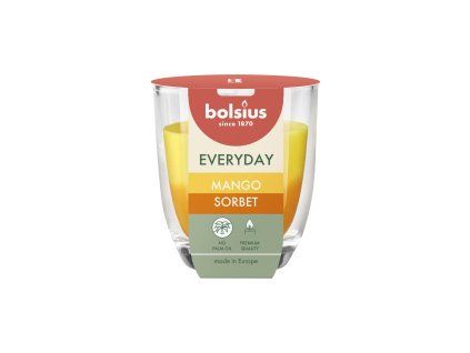 Vonná svíčka ve skle BOLSIUS 24 hodin mango sorbet