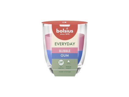 Vonná svíčka ve skle BOLSIUS 24 hodin bubble gum