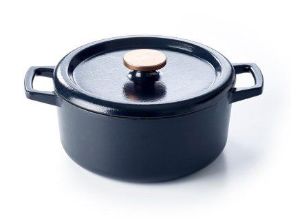 HRNEC S POKLICÍ BEKA NORI 26 CM, 5L LITINA