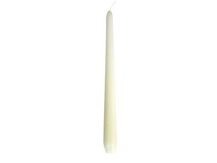Kónická svíčka 24,5cm PROVENCE bílá