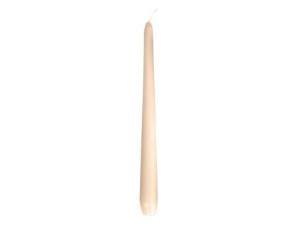 Svíčka kónická růžová, 24,5cm