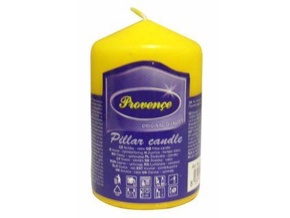 Neparfemovaná svíčka PROVENCE 8cm žlutá