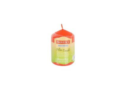 Neparfemovaná svíčka PROVENCE 8cm oranžová