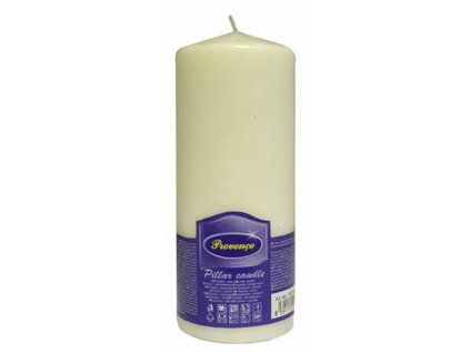Neparfemovaná svíčka PROVENCE 16cm bílá