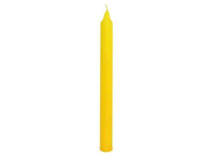 Svíčka 24cm PROVENCE Bistro žlutá