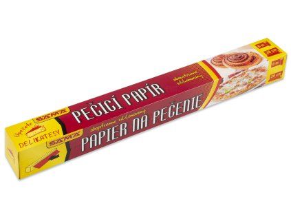 papír pečící 38cm x 8m do 220°C, 40g/m2, krab.
