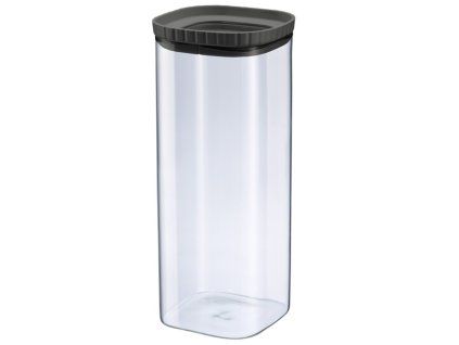 Skleněná dóza se silikonovým víčkem, stohovatelná, 2230 ml