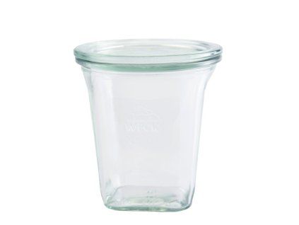 Sklenice hranatá Weck 545 ml, víčko 100 mm / 6 ks