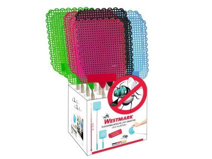 Plácačka na mouchy FLY HUNTER presentační box / 16 ks