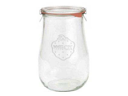 Sklenice zavařovací Weck TULPENGLAS 1750 ml, víčko ø 100 mm s příslušenstvím / 4ks