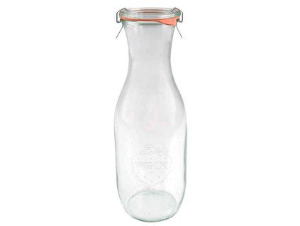 Lahev na džus Weck 1062 ml, průměr ø 60 mm s příslušenstvím / 6 ks