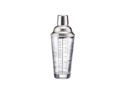 Šejkr 3dílný, skleněný SAM - 400 ml