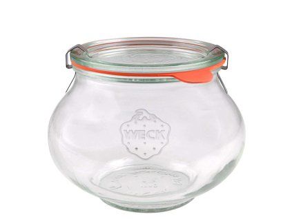 Zavařovací sklenice dekorativní Weck Schmuck 1062 ml, víčko ø 100 mm s příslušenstvím / 4 ks