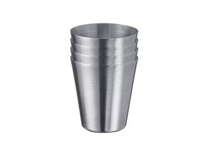 Panák nerezový MENDO Monopol edition - 30 ml / 4 ks