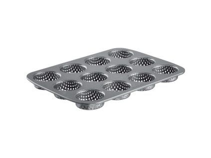 Forma na pečení, perforovaná na 12 burger-housek MINI ø 6 cm