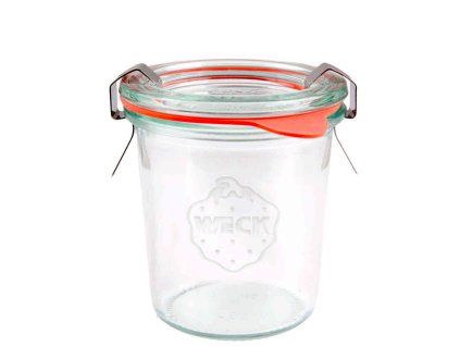 Sklenice zavařovací Weck Mini-Sturz 140 ml, víčko ø 60 mm s příslušenstvím  / 12 ks