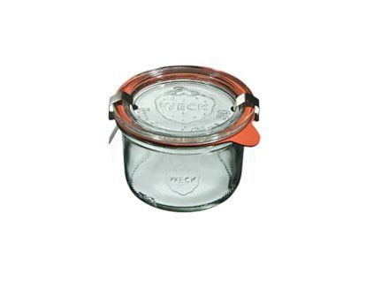 Zavařovací sklenice Weck Sturz 200 ml, víčko ø 80 mm s příslušenstvím / 12 ks