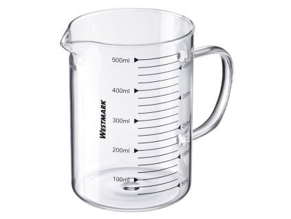 Odměrka, skleněná, 0,5 l