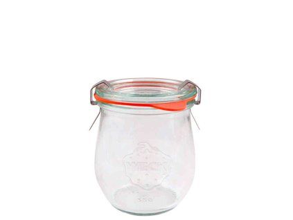 Zavařovací sklenice Weck Mini-Tulpe 220 ml, ø 60 mm s příslušenstvím / 12 ks