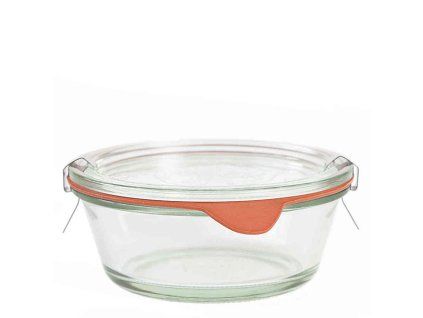 Sklenice na delikatesy Weck Gourmet 300 ml, víčko ø 120 mm s příslušenstvím / 6 ks