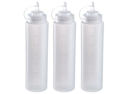 Stlačovací láhve, 700 ml/3 ks