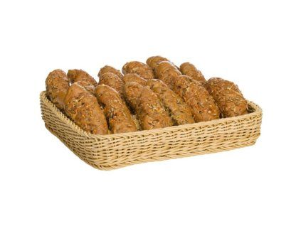 Koš pro gastronomii GN 2/3 35,5 x 32,5 x 6,5 cm - světle béžový
